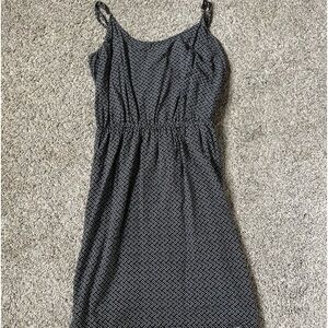 Old Navy black dress with white flowers! Super flowy and light!